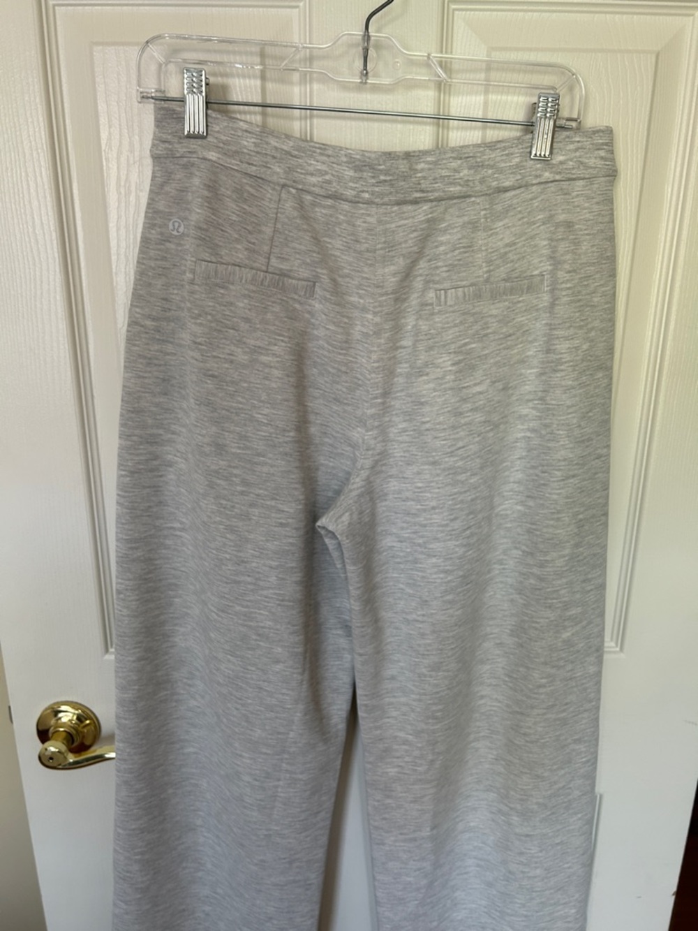 lululemon athletica Light Heather Gray Wide-Leg Pants - Picture 8 of 9